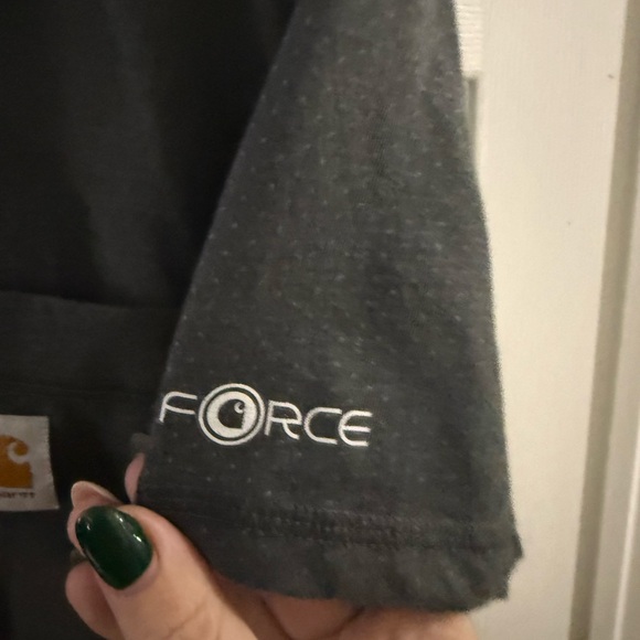 Carhartt Womens Dark Gray Short Sleeve Tee - Picture 4 of 4